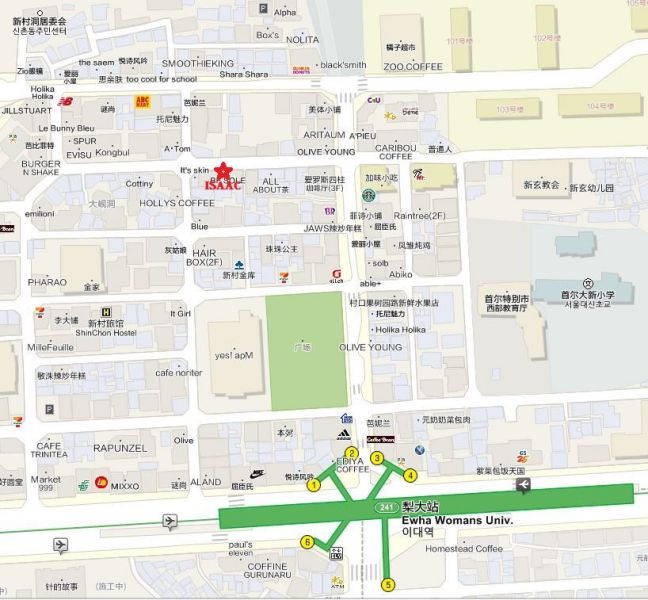 首爾梨大女人街|梨花女子大學好拍照,購物逛街買襪子,吃ISAAC吐司當早餐 @Alina 愛琳娜 梨花女子大學購物商圈