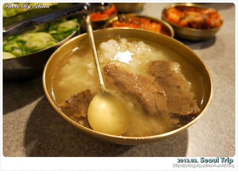 首爾明洞 河東館牛肉湯｜連南韓前總理都愛的韓式湯泡飯 @Alina 愛琳娜