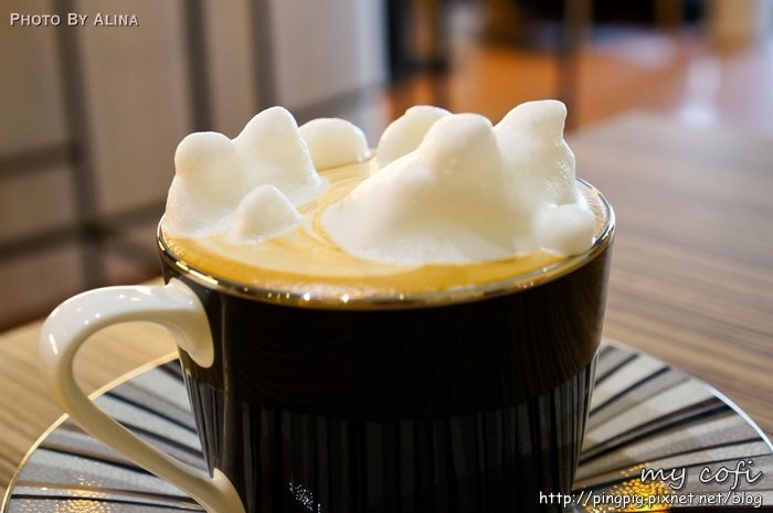 【高雄食記】My cofi 來看貓咪泡溫泉，3D立體咖啡拉花好可愛 @Alina 愛琳娜