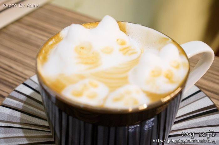 高雄My cofi 3D立體咖啡拉花好可愛