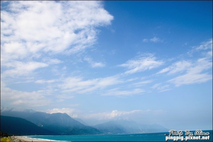 【花蓮景點】七星潭 海天一線，讓人忘卻煩惱的蔚藍大海 @Alina 愛琳娜