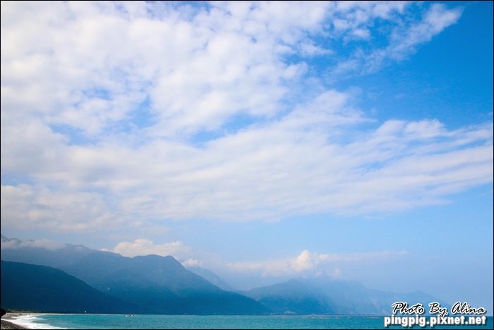 【花蓮景點】七星潭 海天一線，讓人忘卻煩惱的蔚藍大海 @Alina 愛琳娜