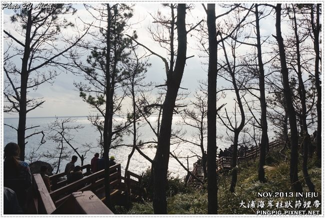 【濟州島景點】西歸浦 中文觀光區 大浦海岸柱狀節理帶火山岩 @Alina 愛琳娜
