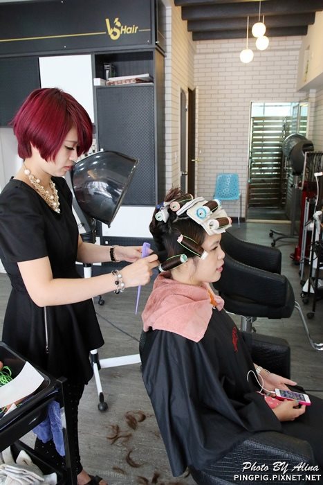 【台中美髮】逢甲商圈 VS Hair Salon 燙染髮,茶咖啡給我好氣色 @Alina 愛琳娜