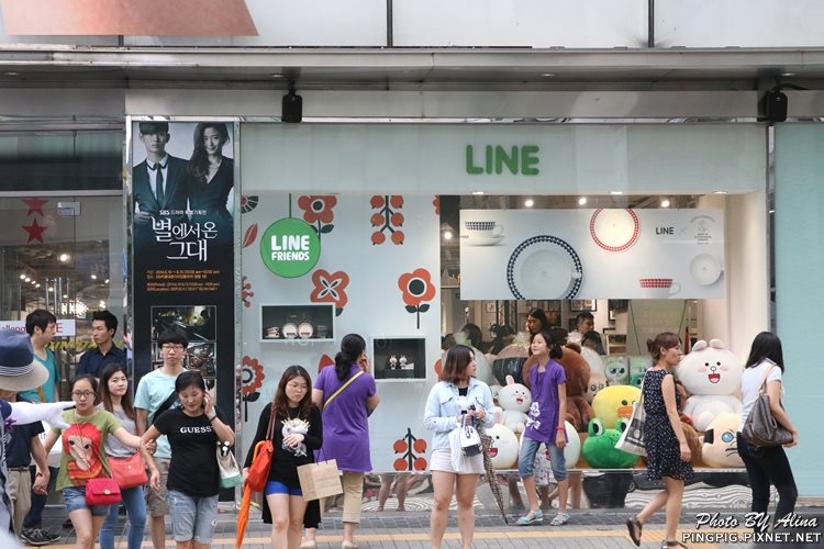 LINE FRIENDS 明洞 Young Plaza｜熊大兔兔讓人失心瘋 @Alina 愛琳娜