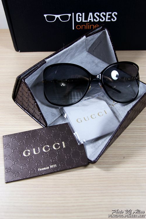 【網路購物】GLASSES ONLINE Gucci 太陽眼鏡輕鬆買 @Alina 愛琳娜