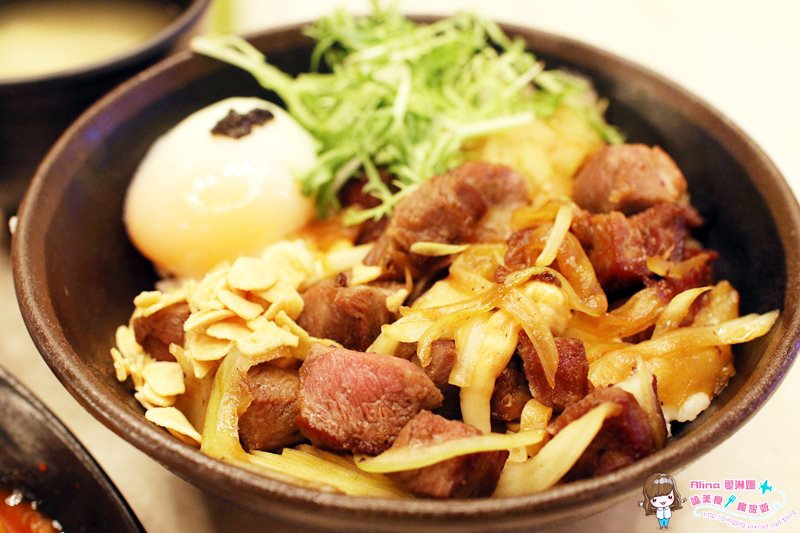 【台北食記】開丼燒肉VS丼飯｜大阪漢堡丼飯就在微風廣場美食街 @Alina 愛琳娜