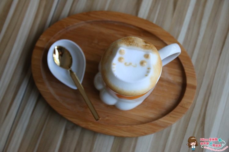 【台北食記】框影咖啡 The Who Cafe 可愛貓咪立體咖啡拉花 @Alina 愛琳娜