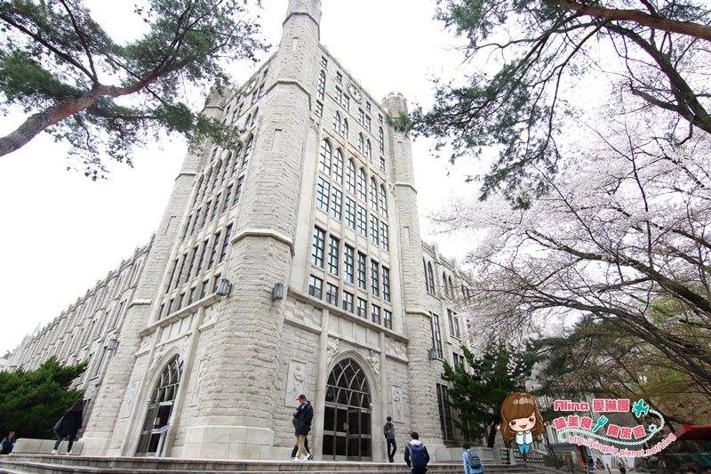 【首爾景點】慶熙大學 櫻花季賞花趣，地鐵轉公車交通方式 @Alina 愛琳娜