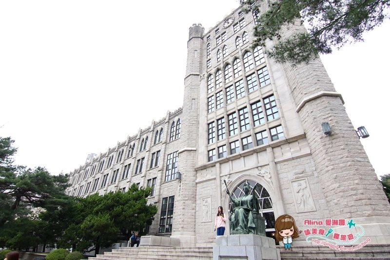 【首爾景點】慶熙大學 櫻花季賞花趣，地鐵轉公車交通方式 @Alina 愛琳娜