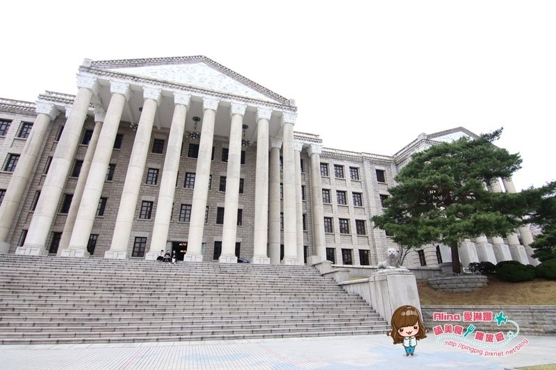 【首爾景點】慶熙大學 櫻花季賞花趣，地鐵轉公車交通方式 @Alina 愛琳娜