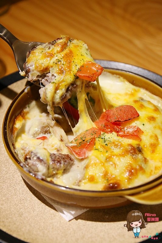 【台北美食】俺の漢堡排山本 日式手打漢堡排,紮實多汁有彈性 @Alina 愛琳娜