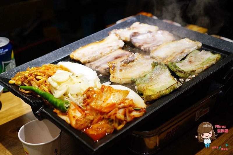 【台北美食】娘子韓食 八色豬五花韓式烤肉、辣味海鮮鍋 @Alina 愛琳娜