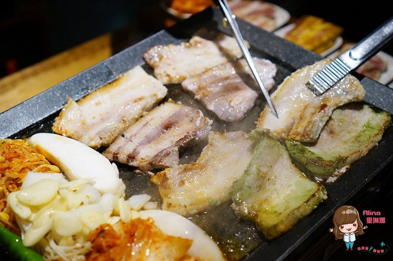 【台北美食】娘子韓食 八色豬五花韓式烤肉、辣味海鮮鍋 @Alina 愛琳娜