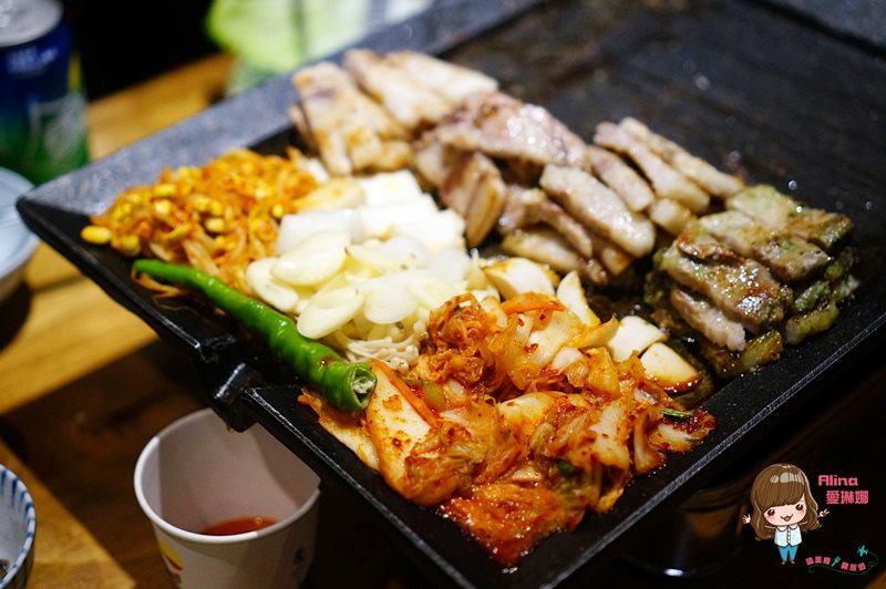 【台北美食】娘子韓食 八色豬五花韓式烤肉、辣味海鮮鍋 @Alina 愛琳娜