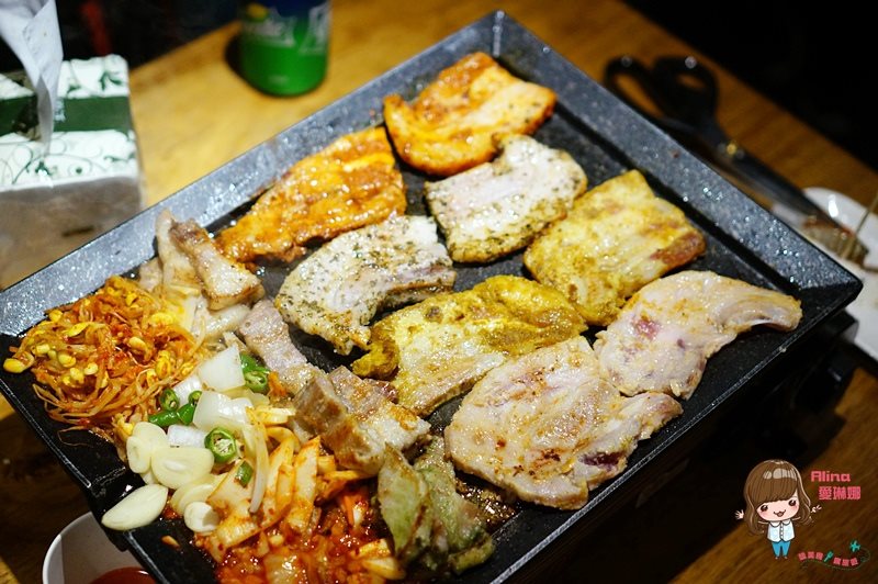 【台北美食】娘子韓食 八色豬五花韓式烤肉、辣味海鮮鍋 @Alina 愛琳娜