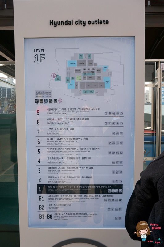 【首爾購物】首爾東大門現代百貨 Hyundai City Outlets 樓層品牌介紹 @Alina 愛琳娜