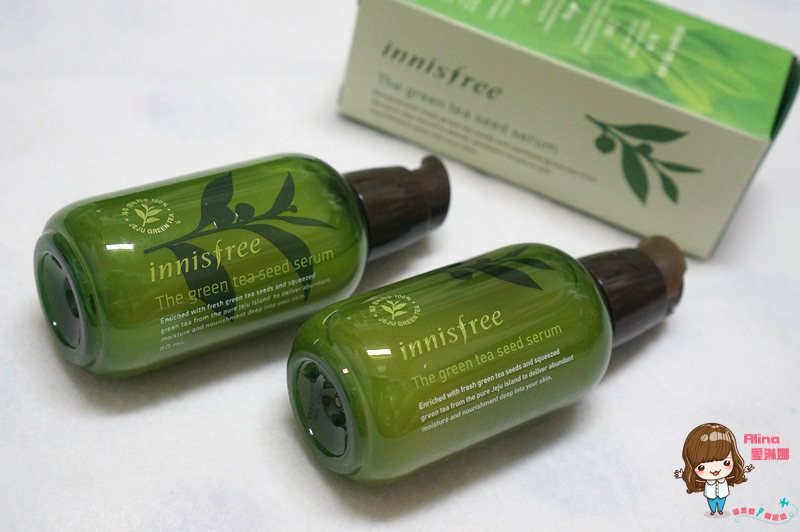 【韓國美妝】innisfree綠茶籽精華、經典必敗平價版神仙水 @Alina 愛琳娜
