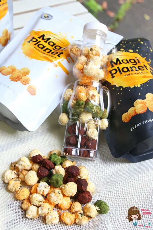 【網購美食】Magi Planet 星球工坊 創意爆米花，甜鹹多口味 @Alina 愛琳娜
