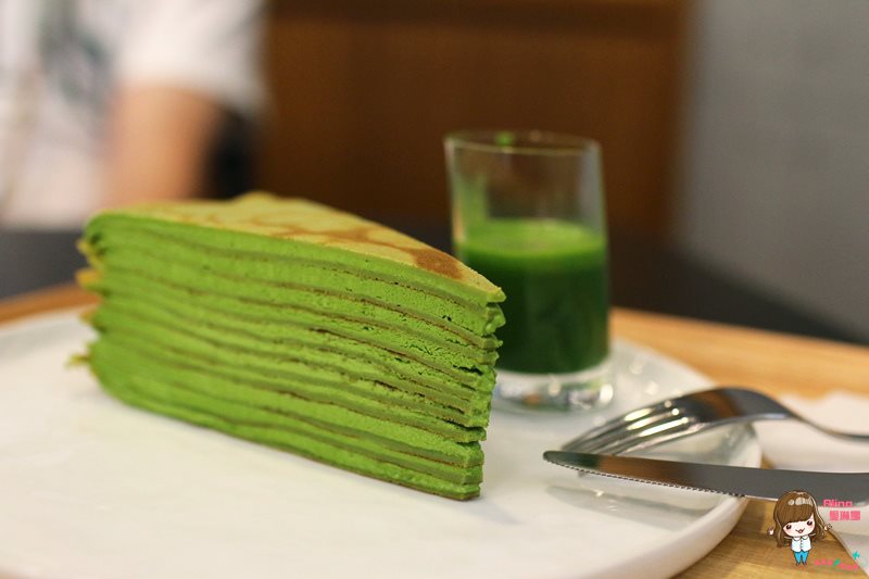 【台北甜點】MATCHA ONE 永康街抹茶甜點店，宇治抹茶千層蛋糕 @Alina 愛琳娜