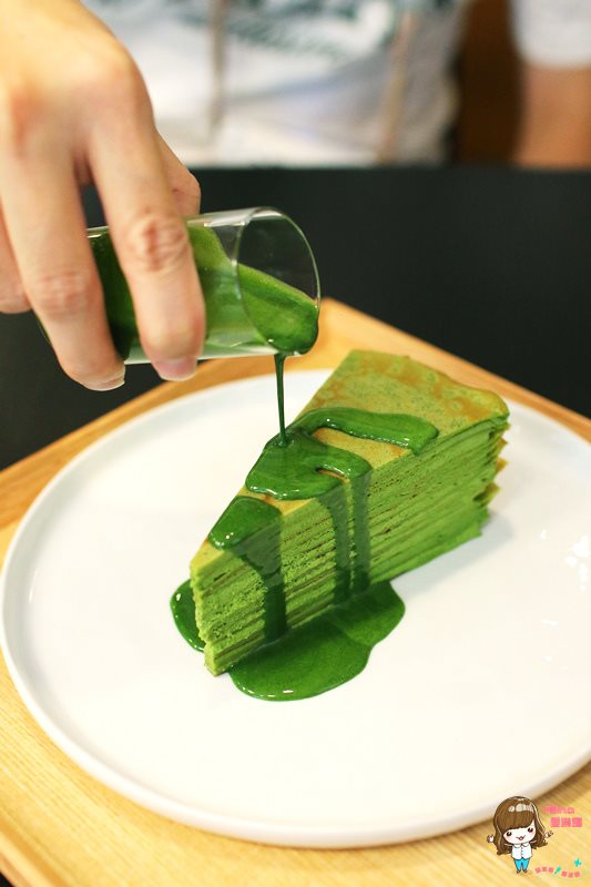 【台北甜點】MATCHA ONE 永康街抹茶甜點店，宇治抹茶千層蛋糕 @Alina 愛琳娜