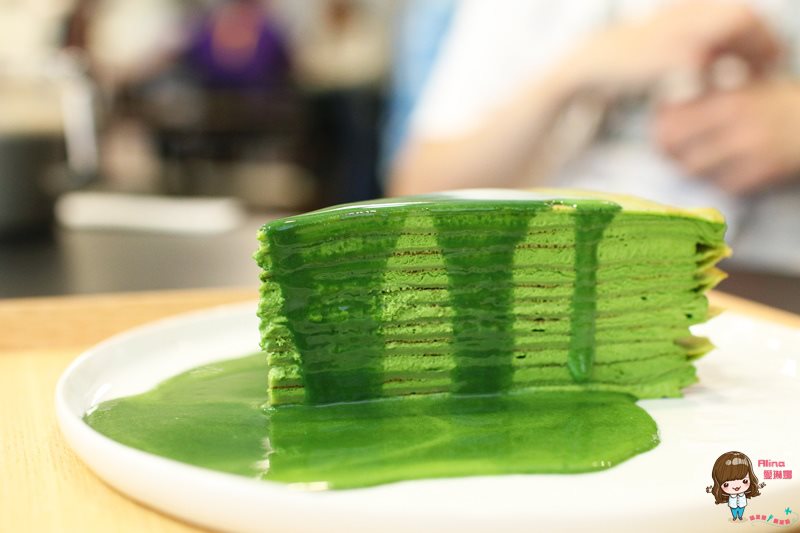 【台北甜點】MATCHA ONE 永康街抹茶甜點店，宇治抹茶千層蛋糕 @Alina 愛琳娜