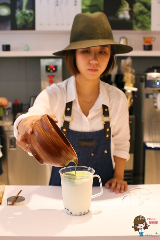 【台北甜點】MATCHA ONE 永康街抹茶甜點店，宇治抹茶千層蛋糕 @Alina 愛琳娜