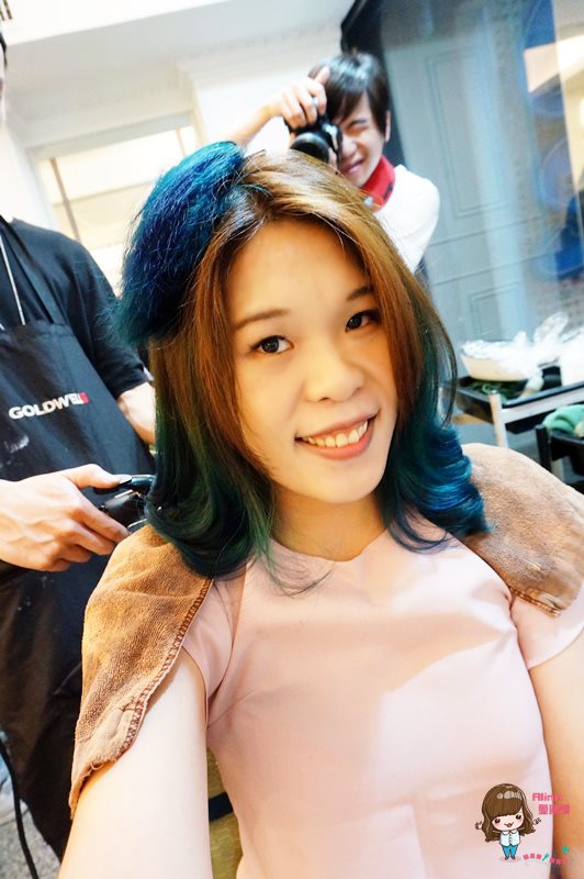 【台北美髮】DOS Hair Salon 春夏漸層挑染，美人魚湖水綠髮色 @Alina 愛琳娜