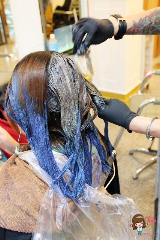 【台北美髮】DOS Hair Salon 春夏漸層挑染，美人魚湖水綠髮色 @Alina 愛琳娜
