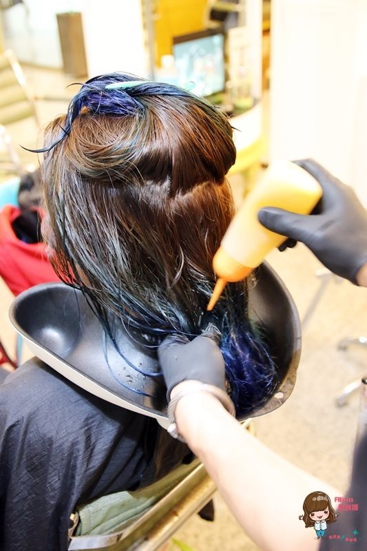 【台北美髮】DOS Hair Salon 春夏漸層挑染，美人魚湖水綠髮色 @Alina 愛琳娜