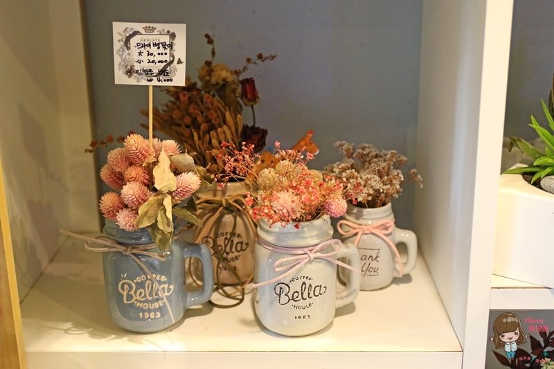 【首爾咖啡館】ARRIATE Cafe 江南花草咖啡館，乾燥花夢幻芬芳香 @Alina 愛琳娜