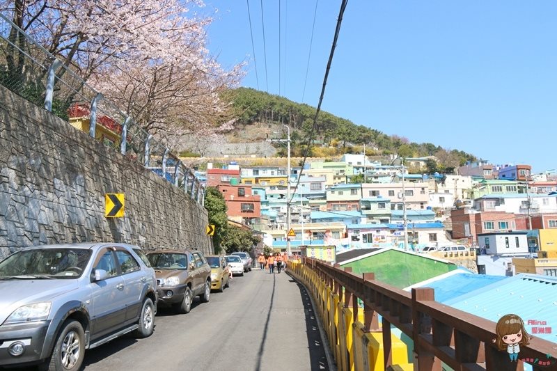 【釜山景點】甘川洞文化村-公車地圖交通路線,小王子彩繪壁畫村 @Alina 愛琳娜