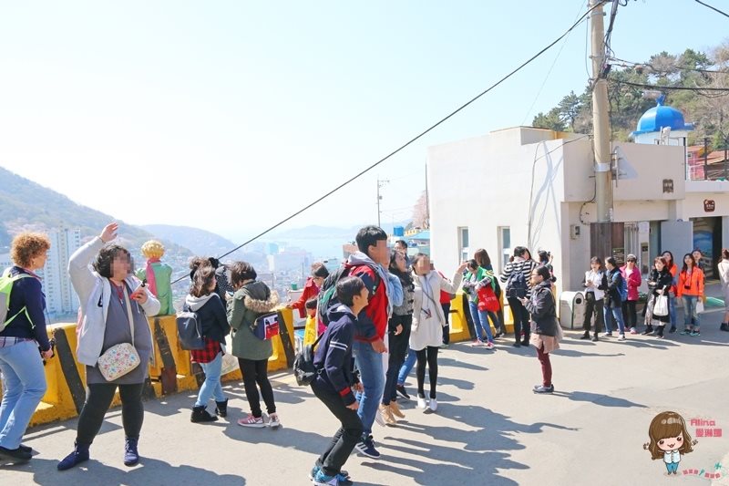 【釜山景點】甘川洞文化村-公車地圖交通路線,小王子彩繪壁畫村 @Alina 愛琳娜