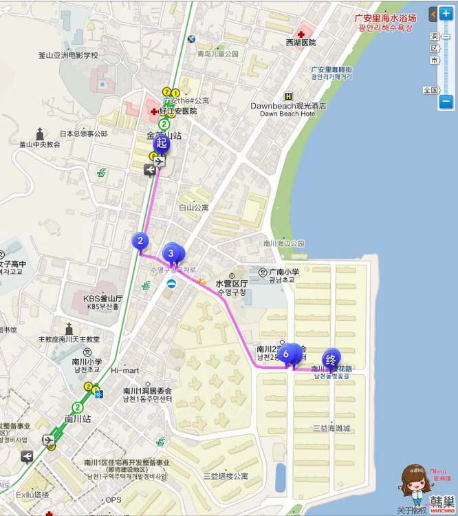 【釜山景點】南川洞櫻花路｜金蓮山櫻花大道，漫步櫻花秘境 @Alina 愛琳娜