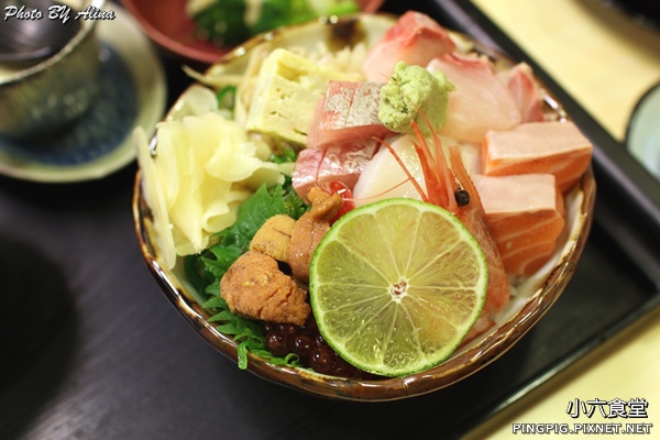 小六食堂｜台北行天宮站旁好吃的海膽海鮮丼蓋飯 @Alina 愛琳娜