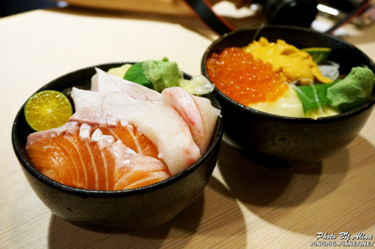 【台北美食】躼腳日式料理 身長腳海鮮丼飯,鮭魚生魚片好肥美 @Alina 愛琳娜