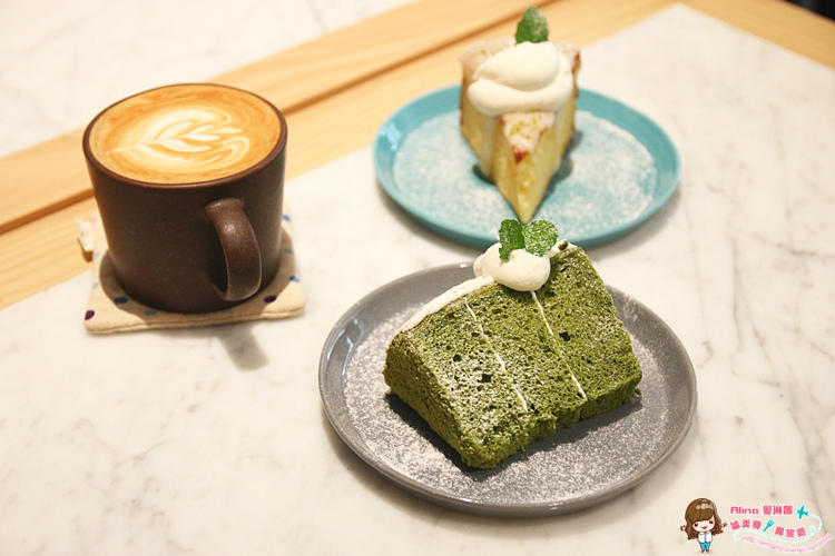 【台北美食】米販咖啡 北歐木頭極簡風咖啡館，抹茶戚風下午茶 @Alina 愛琳娜