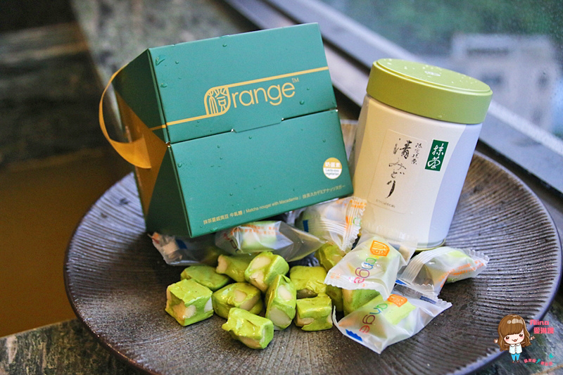 【網購美食】橙色食品抹茶遇到夏威夷，抹茶牛軋糖抹茶控大推 @Alina 愛琳娜