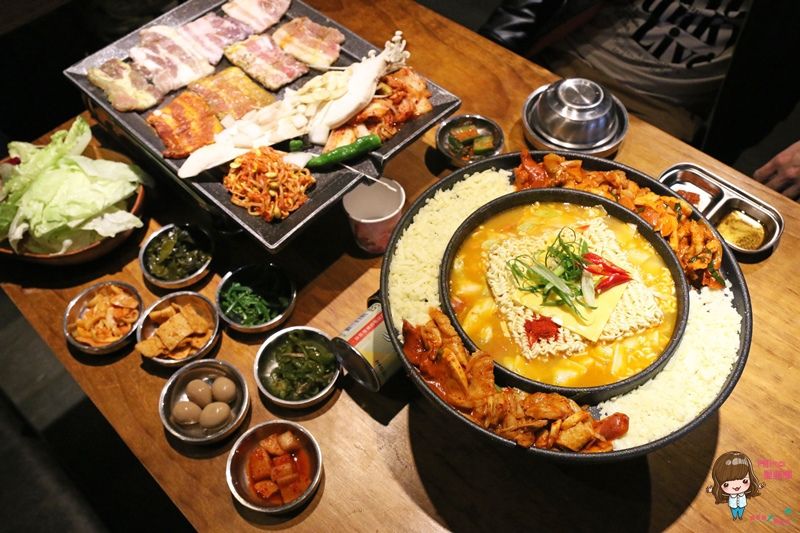 【台北美食】娘子韓食起士部隊鍋、小八色韓國烤肉配韓式炸雞 @Alina 愛琳娜