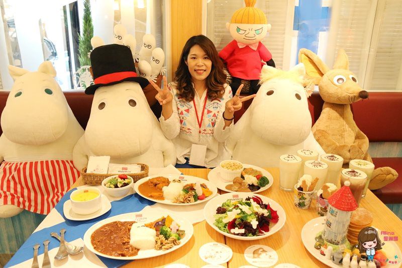【台北食記】嚕嚕米主題餐廳 Moomin Cafe 超萌超可愛 勾起滿滿回憶的小精靈 @Alina 愛琳娜