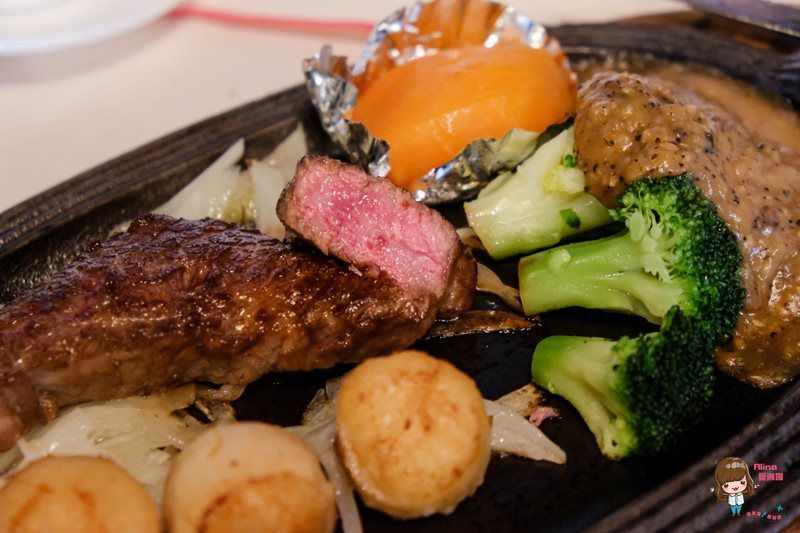 【台北美食】紅屋牛排館 老牌西餐廳｜商業午餐超值牛小排配干貝 @Alina 愛琳娜