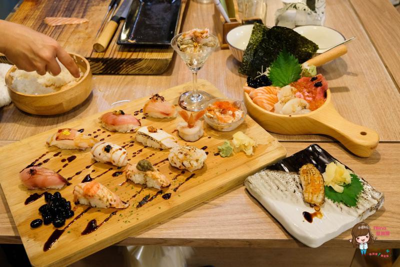 【台北食記】華山合掌村-生魚片握壽司 市場內海鮮丼飯,炙燒比目魚 @Alina 愛琳娜