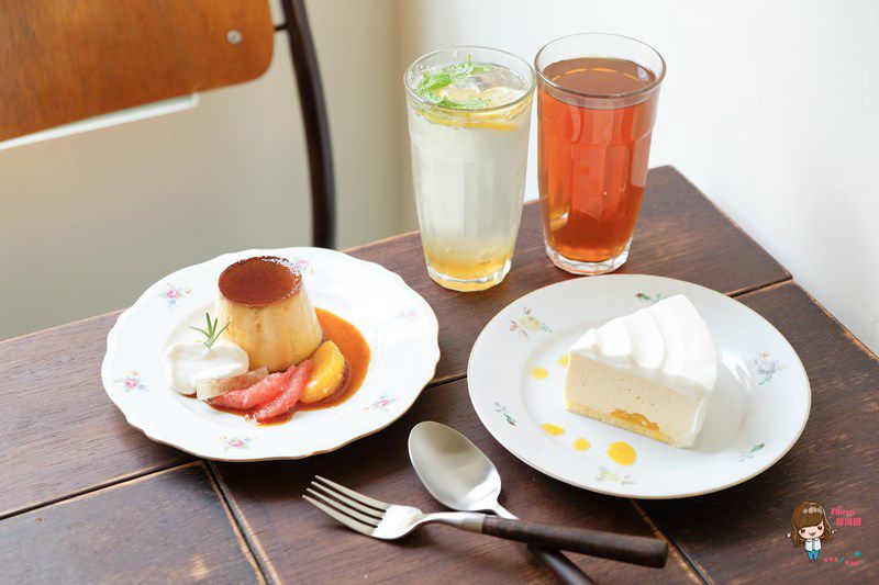 【食記】台北中山 彼儂甜點 Binome Dessert 鄉村風咖啡館 焦糖布丁好吃 @Alina 愛琳娜