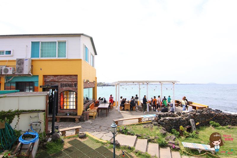 【濟州島咖啡館】涯月 Monsant 몽상드 海景玻璃屋咖啡廳 @Alina 愛琳娜