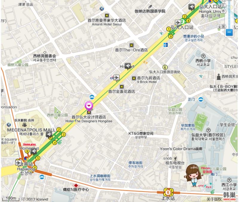 【首爾住宿】弘大設計師酒店 機場快線可直達 購物美食交通機能便利 @Alina 愛琳娜