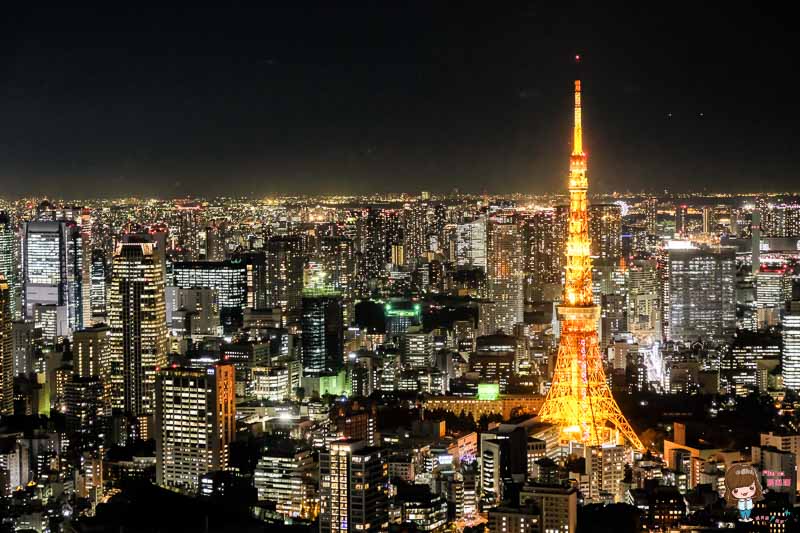 【東京景點】六本木之丘 Tokyo City View 森大樓52F 東京鐵塔繁華夜景 @Alina 愛琳娜