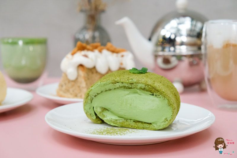 【台北咖啡館】羅得奧商行 Senet Cafe 富錦樹玻璃屋選務店，限定口味生乳蛋糕捲 @Alina 愛琳娜