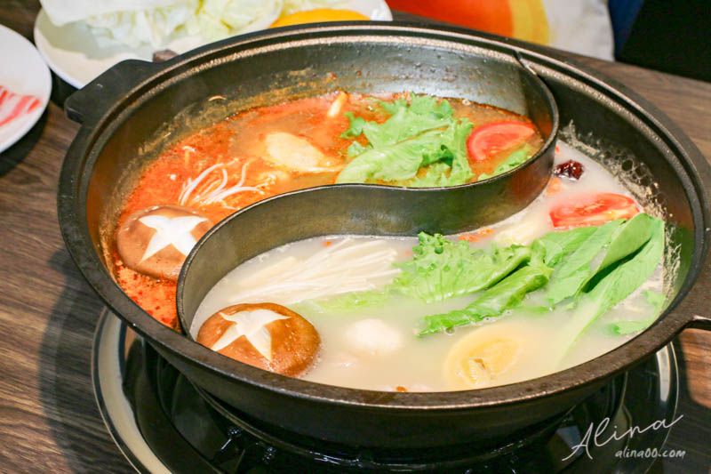 【台北美食】拼拼拌 韓式拌飯.韓式火鍋-都滿韓家雪濃湯香濃好喝 @Alina 愛琳娜