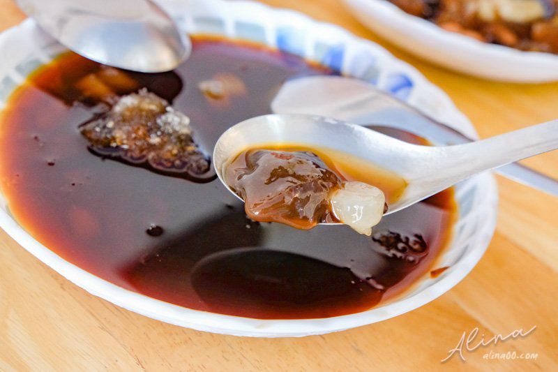 【澎湖美食】馬公 家竹黑砂糖冰-手炒黑糖冰.手工芋圓Q彈好吃 @Alina 愛琳娜