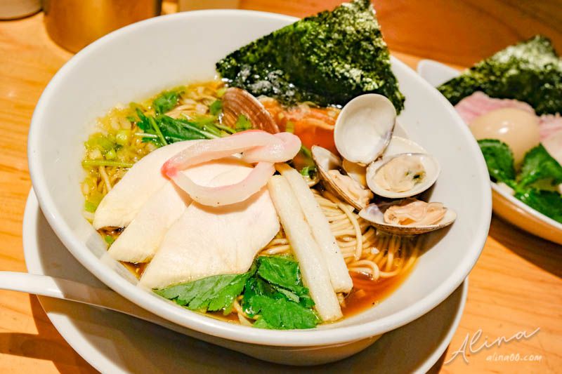 【東京美食】麥與橄欖銀座店 米其林拉麵 Clam Ramen特製SOBA RAMEN @Alina 愛琳娜